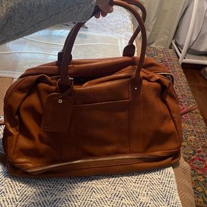 Sole Society Weekender. Faux Leather. Lined